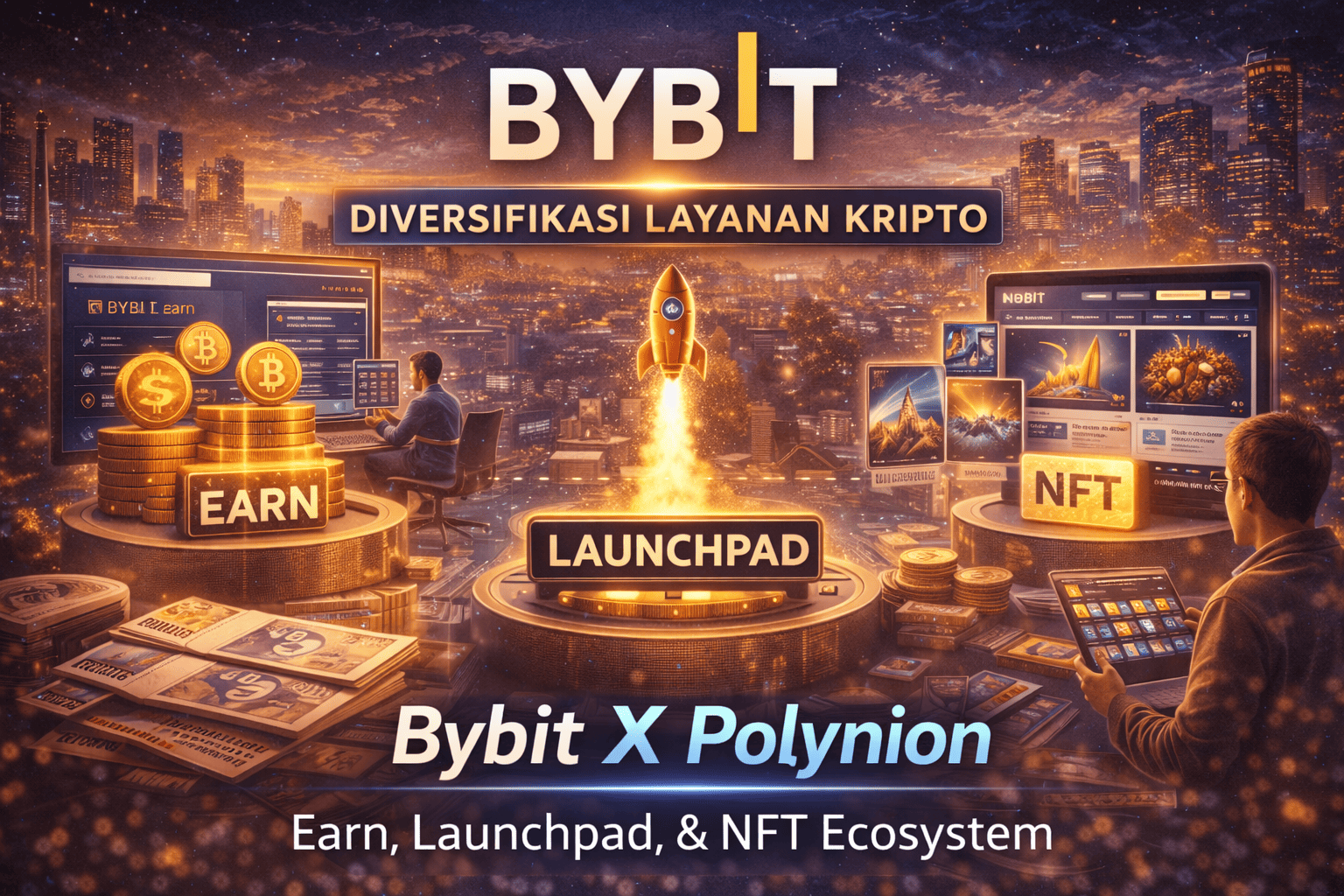 Diversifikasi Bybit: Earn, Launchpad, dan NFT di Ekosistem