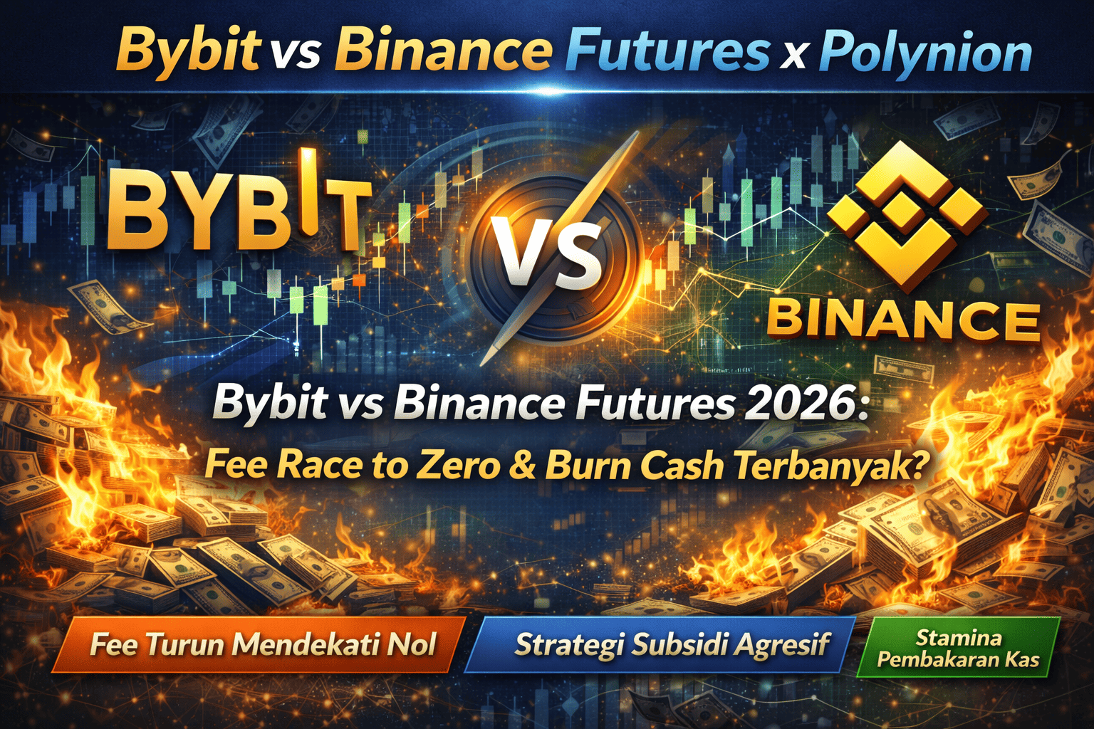 Bybit vs Binance Futures 2026: Fee Race to Zero & Burn Cash