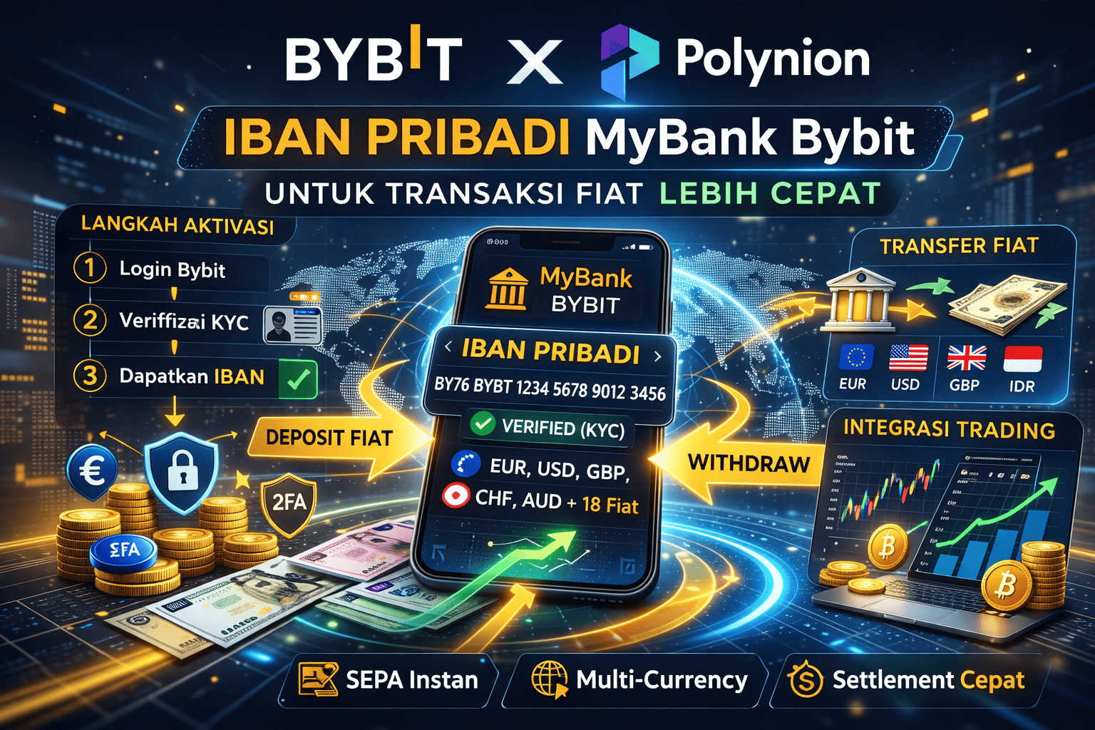 IBAN Pribadi MyBank Bybit untuk Transaksi Fiat
